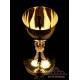 Almost New Modern Brass Chalice. Late 20th Century