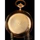 Amazing Antique Pocket Watch with Quarter Repeater. 18K Gold. Switzerland, 1900