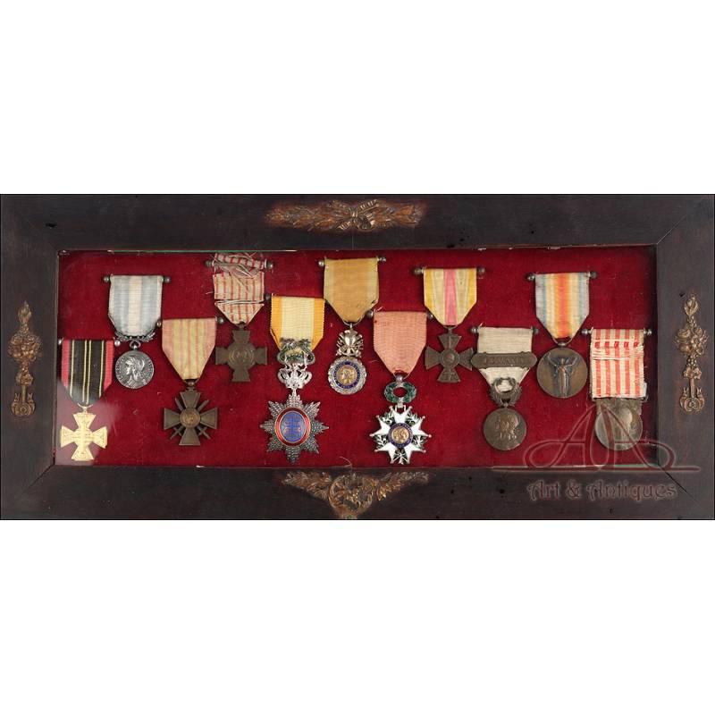 Medal Set of a French Combatant in the IWW and IIWW