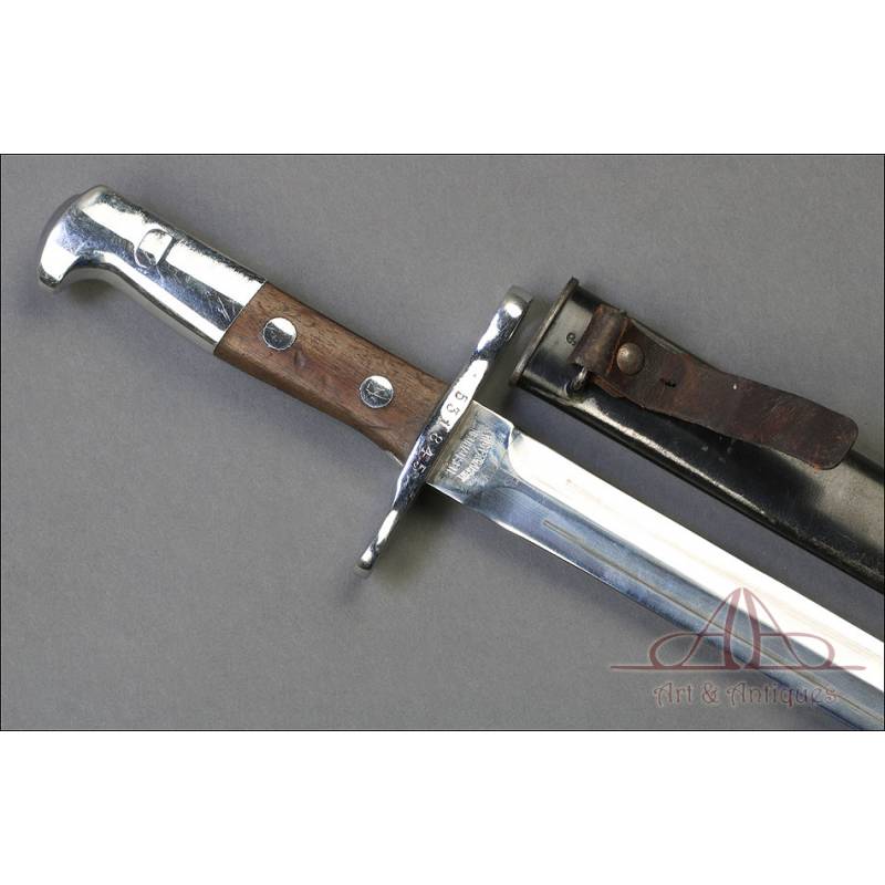 Antique Swiss Bayonet Model 1889 for Schmidt-Rubin. Switzerland, Circa 1895