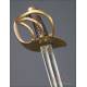 Antique Napoleonic Sword for Cavalry of Cuirassiers, Model AN XIII. France, 1814