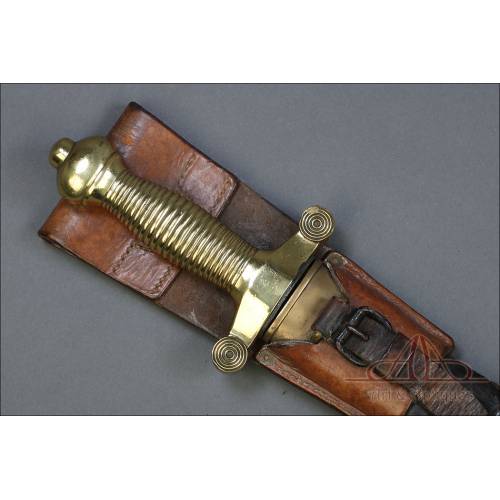 Antiguo y Raro Machete Suizo para Pioneros Mod. 1842. Suiza