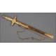 Antique Dagger for Officer Cadet of the Military Academy, Model 1940. Spain