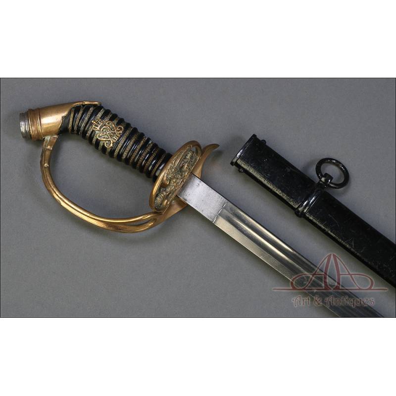 Antique Sword for Prussian Infantry Officer, Model 1889. Prussia