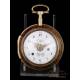 Antique Carriage Verge Fusee Alarm Watch. Tortoiseshell Case. Switzerland, Circa 1780