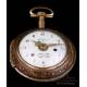 Antique Carriage Verge Fusee Alarm Watch. Tortoiseshell Case. Switzerland, Circa 1780