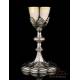Antique Solid-Silver Chalice and Paten Set. France, Late 19th Century