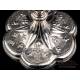 Antique Solid-Silver Chalice and Paten Set. France, Late 19th Century