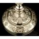 Beautiful Antique Solid-Silver Chalice. France, 19th Century