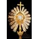 Antique Ormolu Monstrance. France, 19th Century