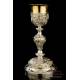 Beautiful Antique Silver Chalice. France, 1818-38