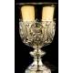 Beautiful Antique Silver Chalice. France, 1818-38