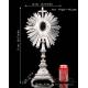 Antique Solid-Silver Monstrance. Paris, France, 1818-38