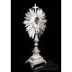 Antique Solid-Silver Monstrance. Paris, France, 1818-38