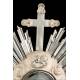 Antique Solid-Silver Monstrance. Paris, France, 1818-38