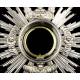 Very Antique Spanish Solid-Silver Monstrance. Spain, 18th Century