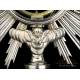 Very Antique Spanish Solid-Silver Monstrance. Spain, 18th Century