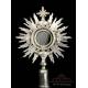 Very Antique Spanish Solid-Silver Monstrance. Spain, 18th Century