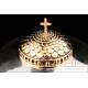Beautiful Vintage Solid-Silver Ciborium. Spain, 1970s-80s