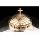 Beautiful Vintage Solid-Silver Ciborium. Spain, 1970s-80s