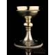 Vintage Spanish Hammered Solid-Silver Chalice. Spain, 1970s-80s