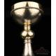 Vintage Spanish Hammered Solid-Silver Chalice. Spain, 1970s-80s