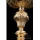 Antique French Gilded Silver Ciborium. France, Late 19th Century