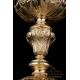 Antique French Gilded Silver Ciborium. France, Late 19th Century