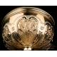 Antique French Gilded Silver Ciborium. France, Late 19th Century