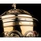 Antique French Gilded Silver Ciborium. France, Late 19th Century