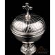 Small Portable Ciborium. Solid Silver. France, 19th Century