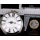 Early French Silver Onion Type Verge Pocket Watch. De Lisle. France, Circa 1680