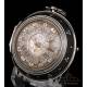 Antique Tarts Triple-Case Verge Fusee Silver Pocket Watch. Calendar. London, Circa 1779