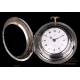 Antique Silver Ottoman Triple-Case Verge Fusee Pocket Watch. G. Prior, London, 1782