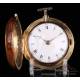 Antique William Glover Pair Case Verge Fusee Pocket Watch. London, Circa 1750