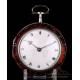 Beautiful Antique Isaac Rogers Double-Case Verge Fusee Pocket Watch. London, Circa 1796
