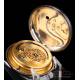 Beautiful Antique Isaac Rogers Double-Case Verge Fusee Pocket Watch. London, Circa 1796