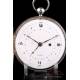 Antique Ultra Slim Vauchez Silver Pocket Watch with Calendar. France, 1800-1810