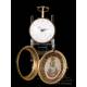 Antique Pair-Case Abel Panchaud Verge Fusee Pocket Watch. London, Circa 1800