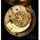 Antique Pair-Case Abel Panchaud Verge Fusee Pocket Watch. London, Circa 1800