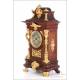 Antique German Lenzkirch Mantel Clock. Germany, Circa 1900