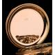 Antique Esperantos Minute Repeater Pocket Watch + Chrono, 14K Gold. Switzerland, 1900