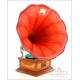 Antique Spanish His Masters Voice Gramophone. Model 4. Spain, 1920