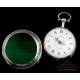 Antique Silver Allen Walker Verge Fusee Pocket Watch. England, Circa 1751