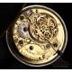 Antique Silver Allen Walker Verge Fusee Pocket Watch. England, Circa 1751