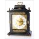 Antique British Mantel Clock with Westminster Quarters. London, 1920s-30s