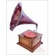 Antique Central European Horn Gramophone, Circa 1915