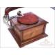 Antique Central European Horn Gramophone, Circa 1915