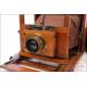 Antique Photographic Equipment with Carl Zeiss Lens. Circa 1900