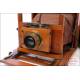 Antique Photographic Equipment with Carl Zeiss Lens. Circa 1900